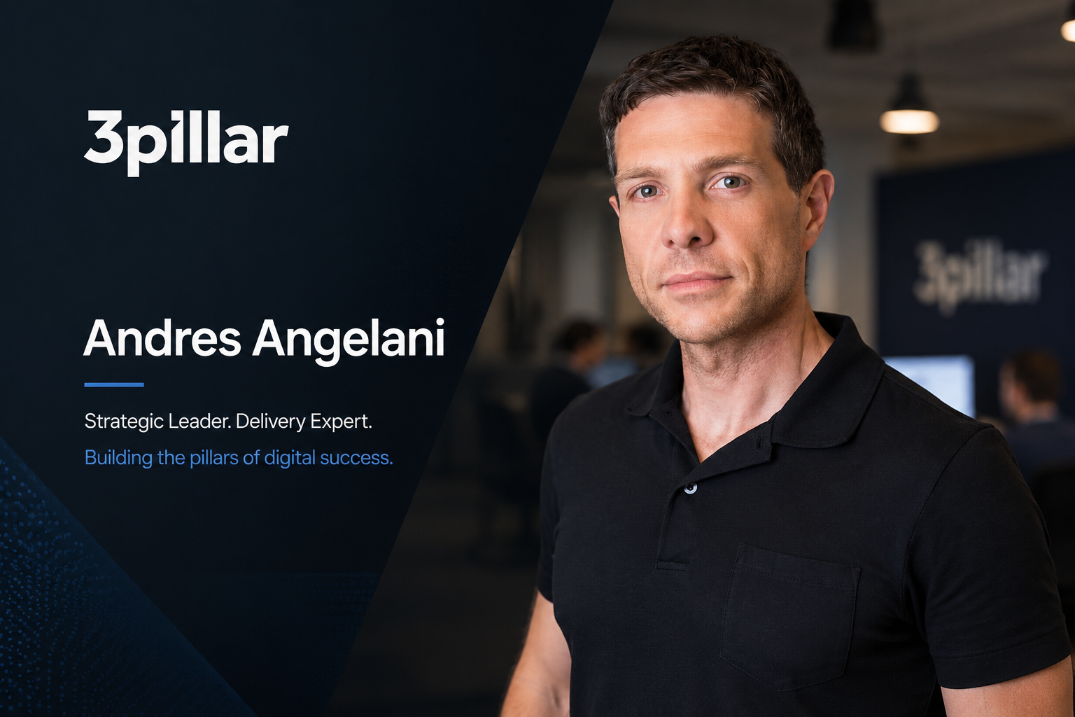 3Pillar Appoints Andres Angelani as CEO and Unveils HelixAI Platform